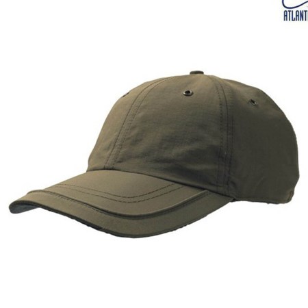 Εξάφυλλο καπέλο με κλείσιμο με κορδόνι (Atl TECHNO) λαδί